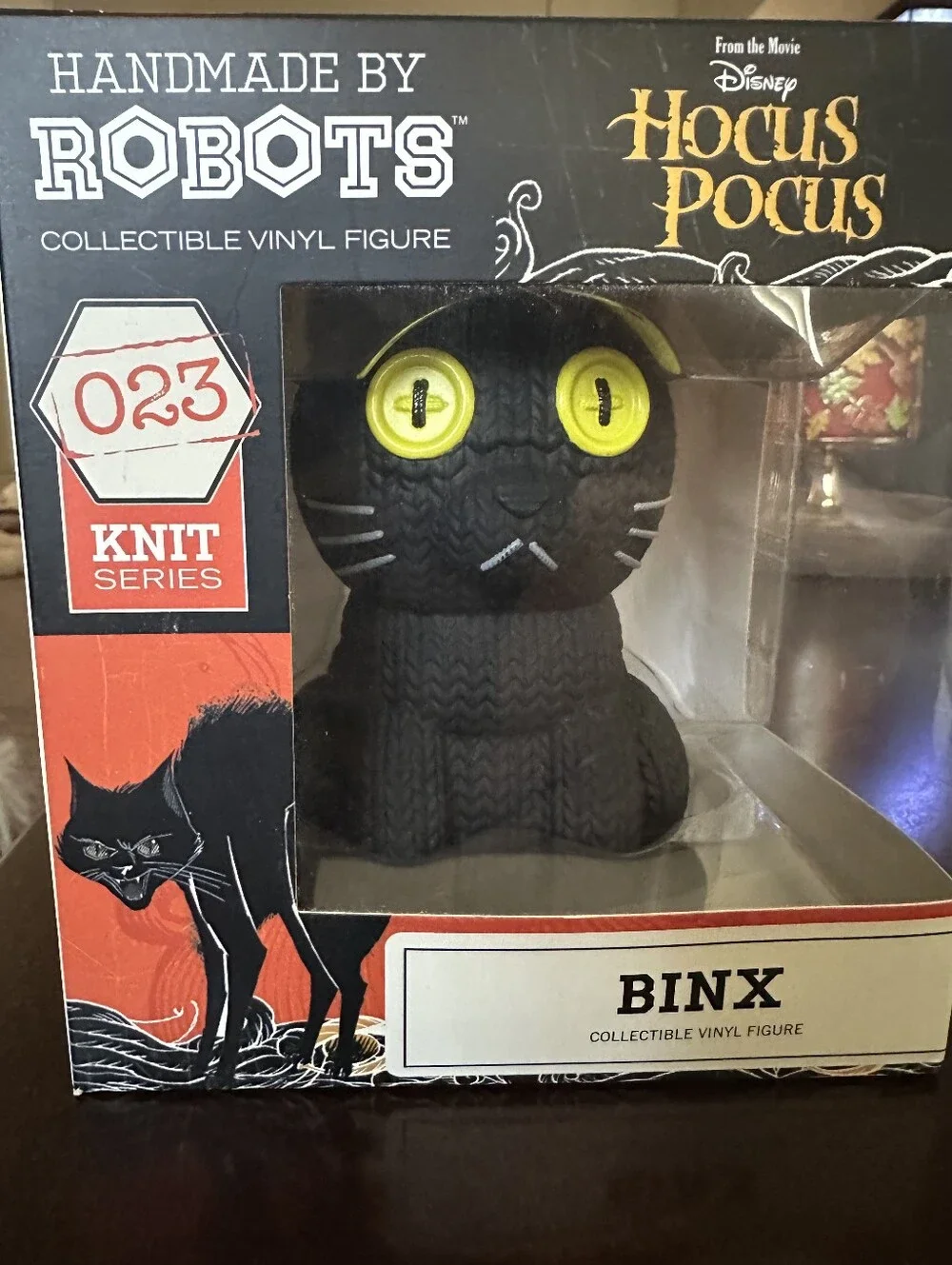 BINX Black Cat Collectible Vinyl Figure - Hocus Pocus Knit Series